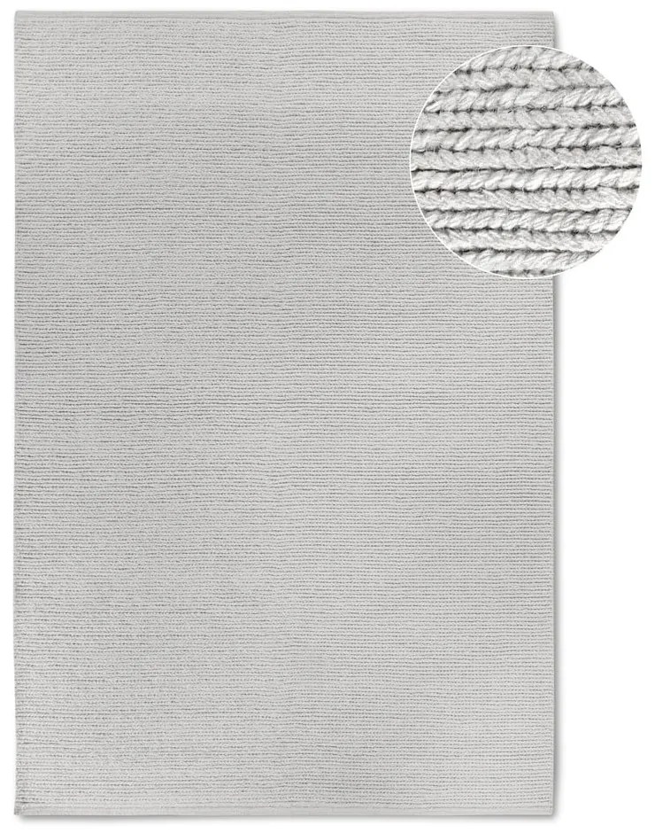 Biely ručne tkaný vlnený koberec 120x170 cm Francois – Villeroy&amp;Boch