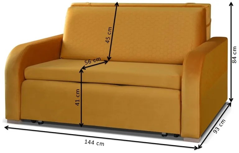 Pohovka Cinda R2 (svetlosivá). Akcia -11%. Vlastná spoľahlivá doprava až k Vám domov. 1025905