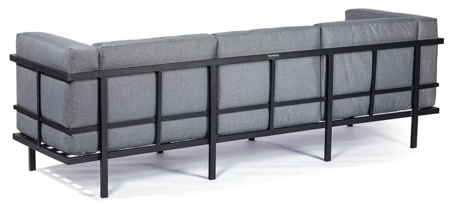 Grafitovosivá trojmiestna záhradná pohovka Bonami Selection Bellisima