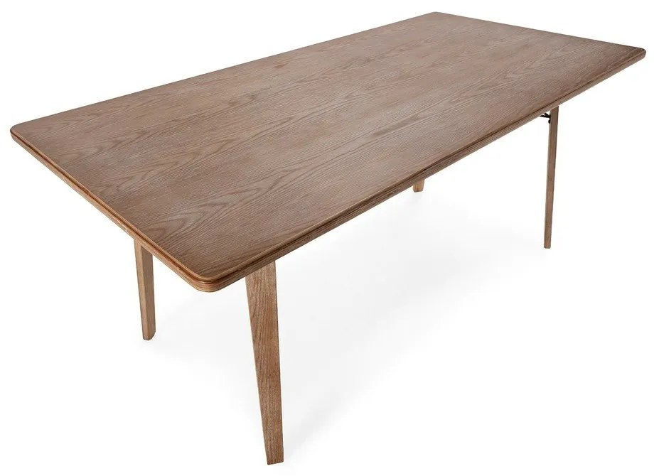 Jedálenský stôl s doskou v dubovom dekore 90x180 cm Lujan – MOME