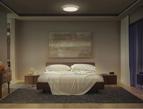 Osram - LED stropné svietidlo ORBIS DUBLIN LED/36W/230V pr. 49 cm strieborné
