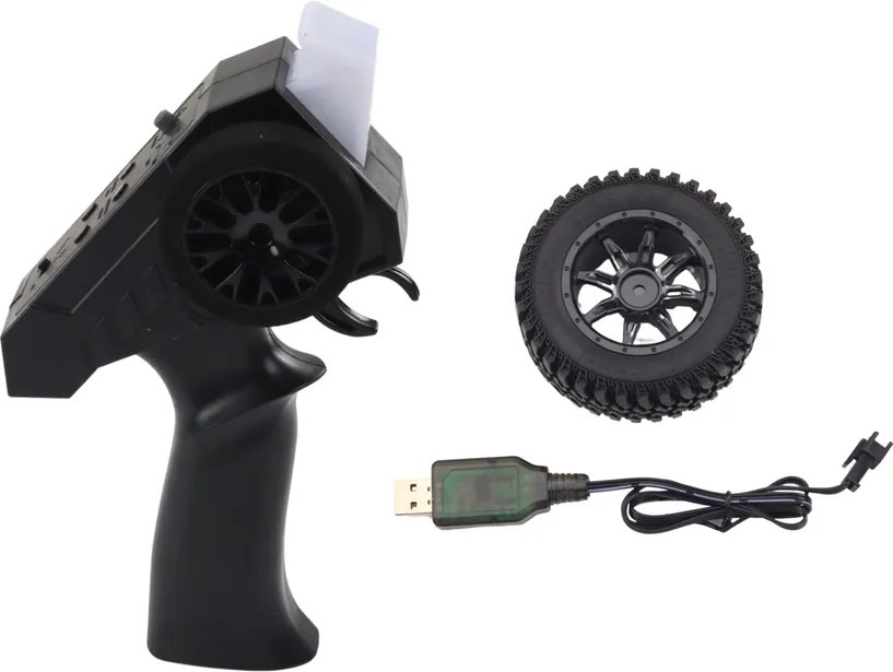 LEAN Toys Diaľkovo ovládané terénne auto RC 2.4G 4x4 sivé