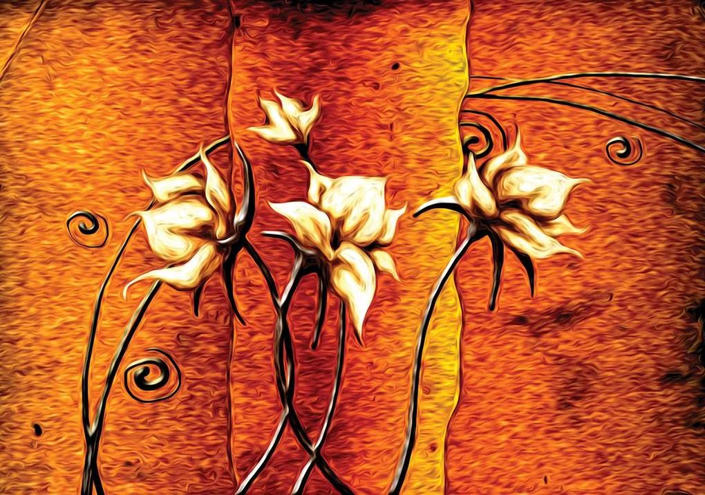 Fototapeta - Umelecké kvety (152,5x104 cm)