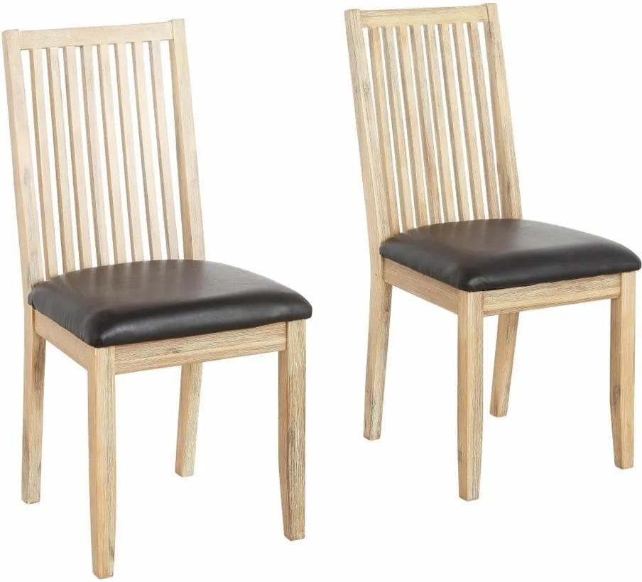Sada 2 jedálenských stoličiek z masívneho akáciového dreva Støraa Mio