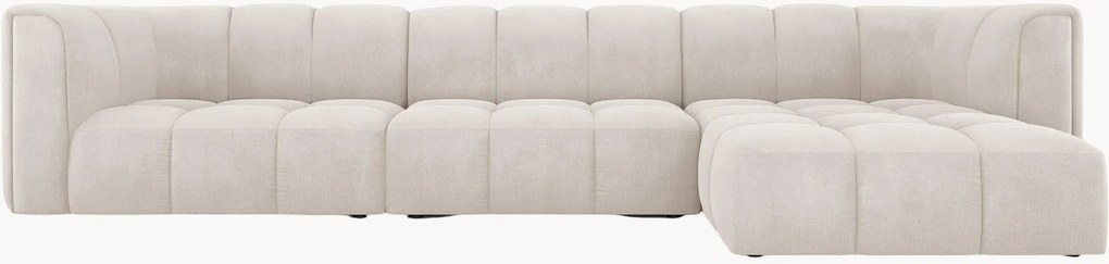 Modulárna ženilková rohová pohovka Moritz (5-miestna)