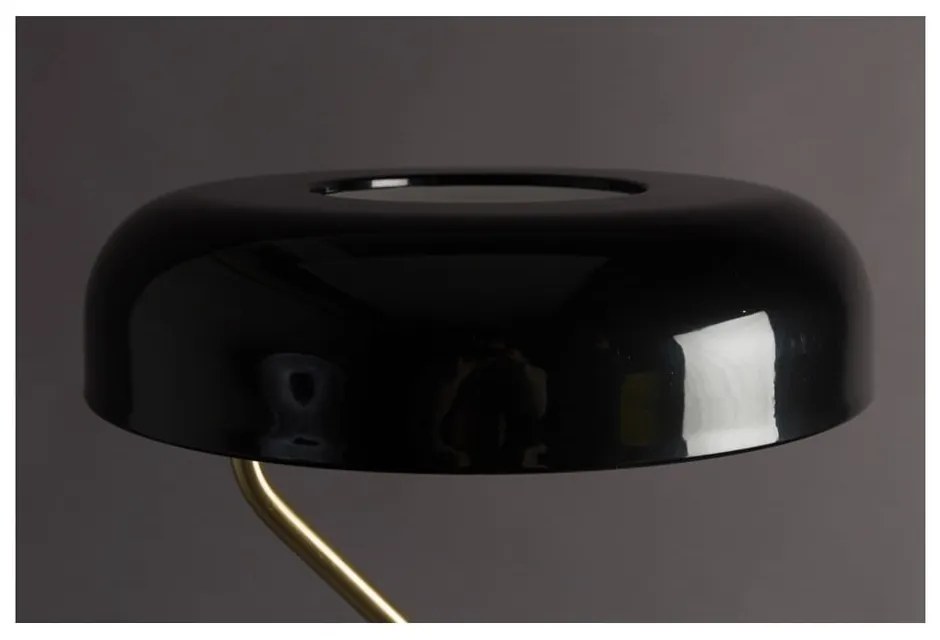 Čierna stojacia lampa Dutchbone Eclipse