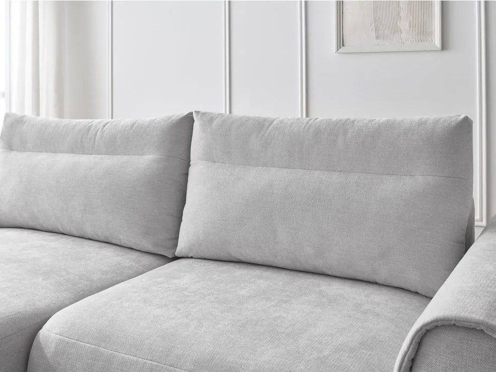 Svetlosivá rohová pohovka Aden – Bobochic Paris