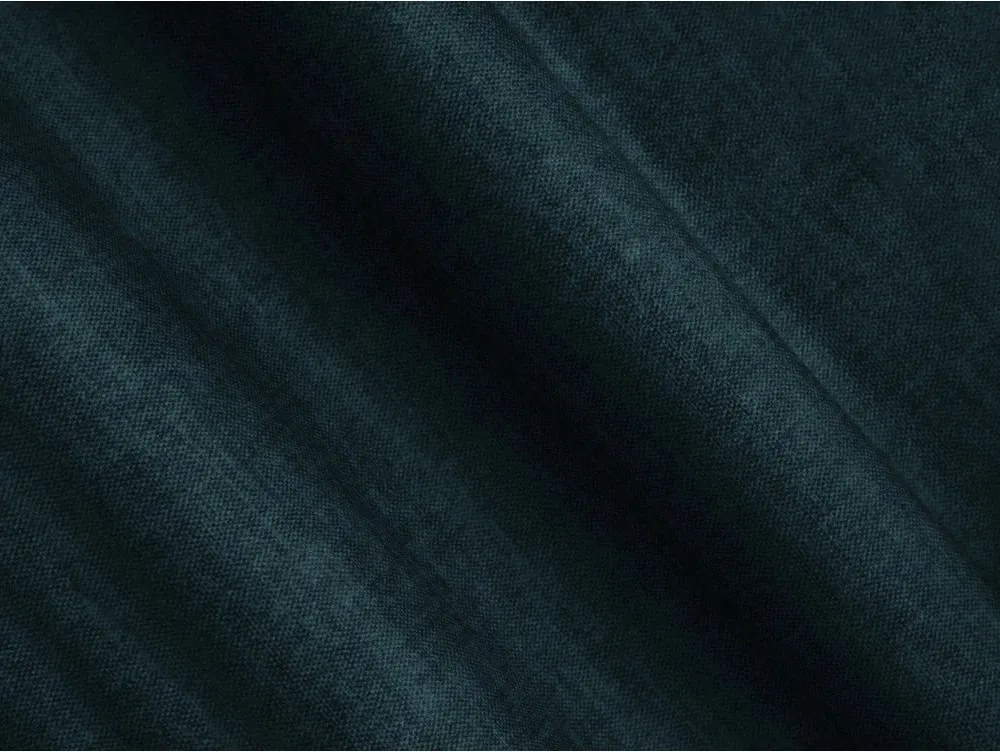 Zamatová rohová pohovka v petrolejovej farbe (pravý roh/s leňoškou) Campi – Cosmopolitan Design