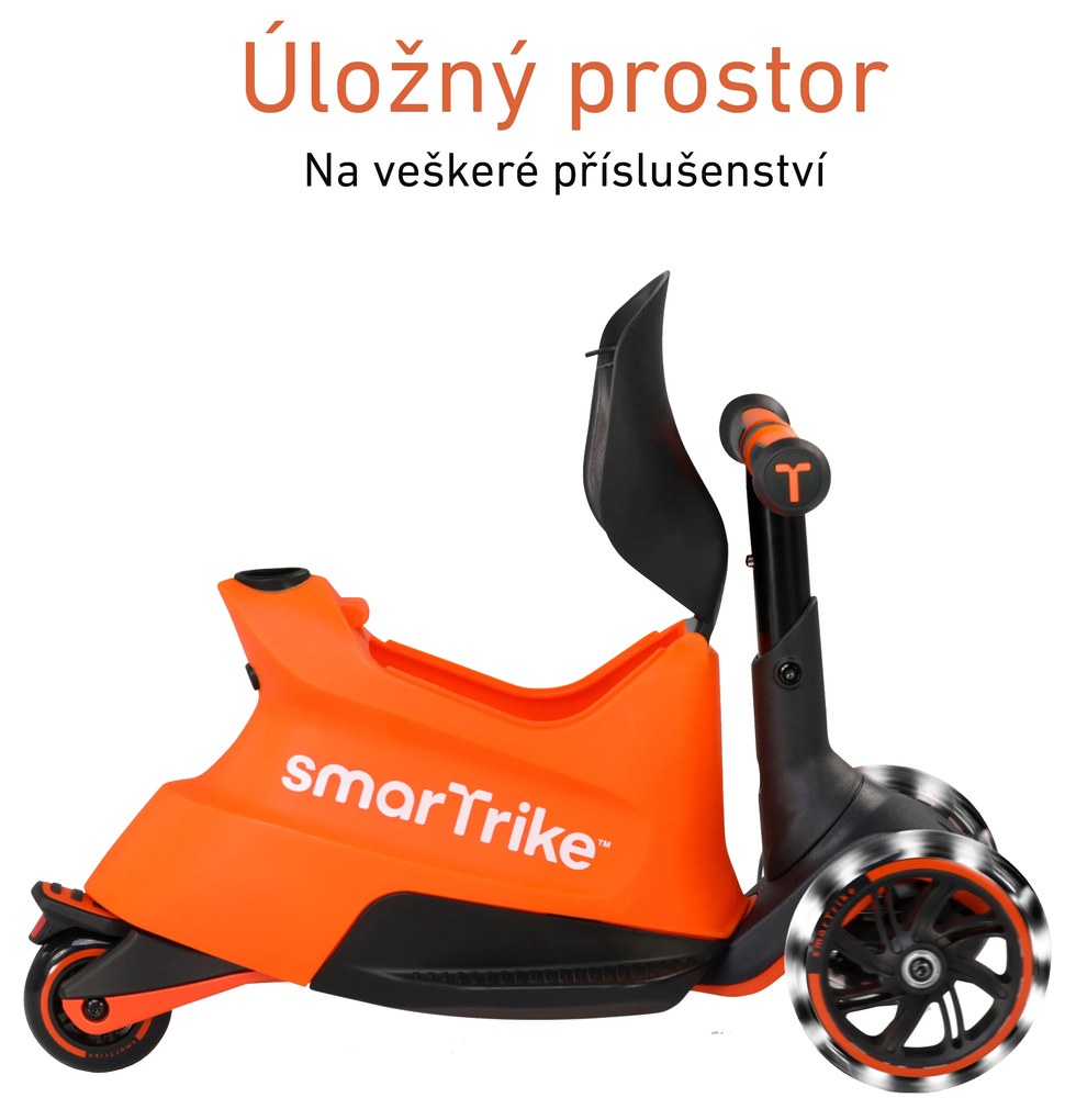 Xtend Scooter Ride-on orange – multifunkčná kolobežka