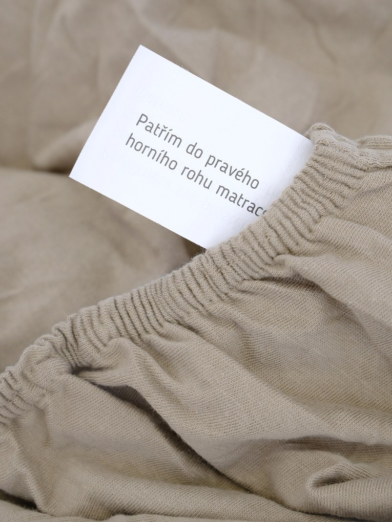 Jersey plachta Classic 220 x 200 cm – sivohnedá