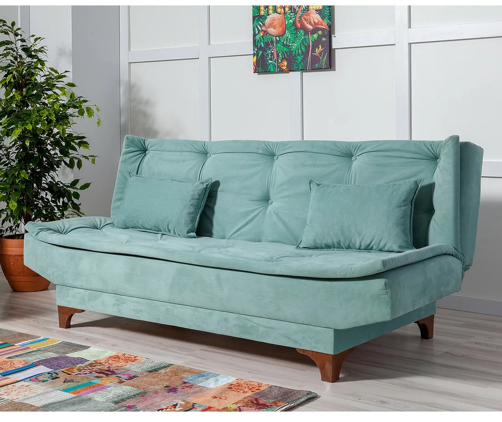 Rozkladacia pohovka Kelebek Sea Green