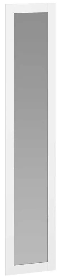Skriňové dvere Unity, so zrkadlom, biela