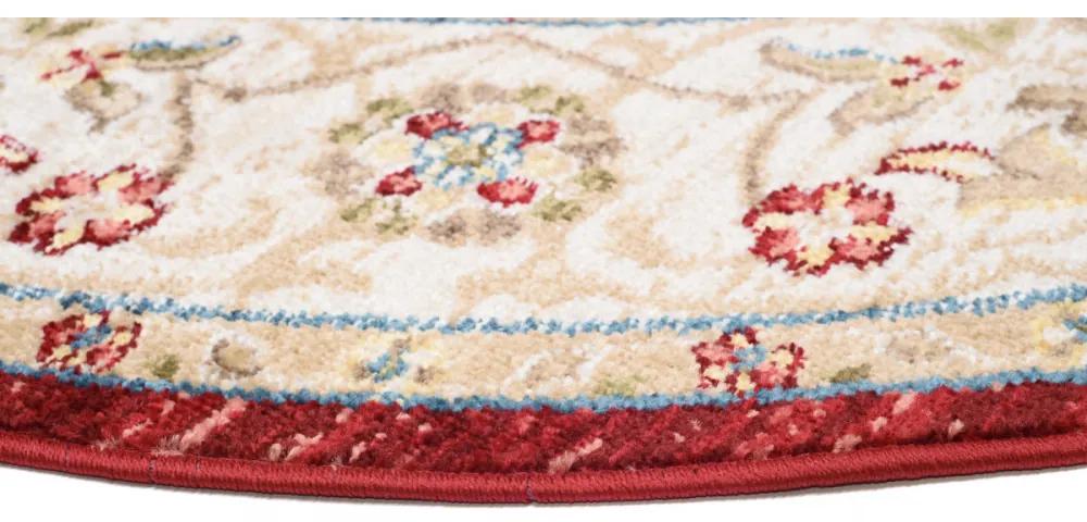 Kusový koberec Baron bordó kruh 170x170cm