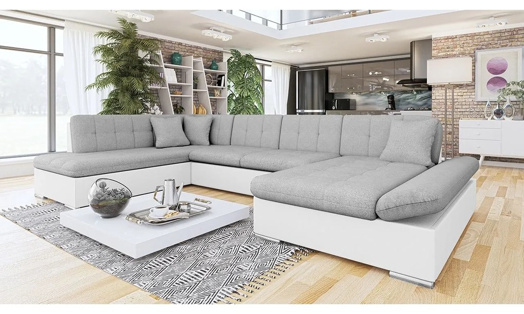 Rohová sedačka Genero, Dostupné poťahy: Utario velvet 2951 + Utario velvet 2951 + Senegal 823, Strana: Ľavá - U