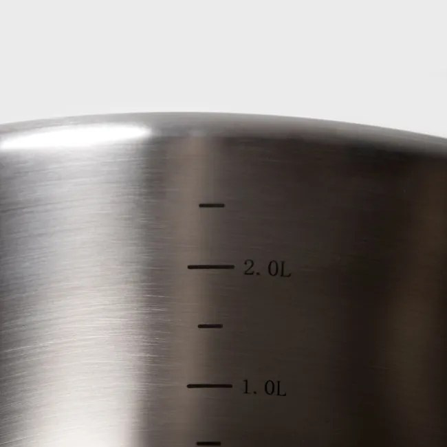 Sada šiestich hrncov EATALY strieborné 721786