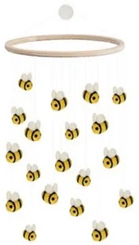 Kolotoč nad postieľku so včeličkami