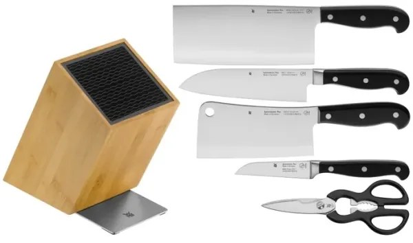 WMF - Súprava kuchynských nožov v bloku SPITZENKLASSE PLUS 6 ks
