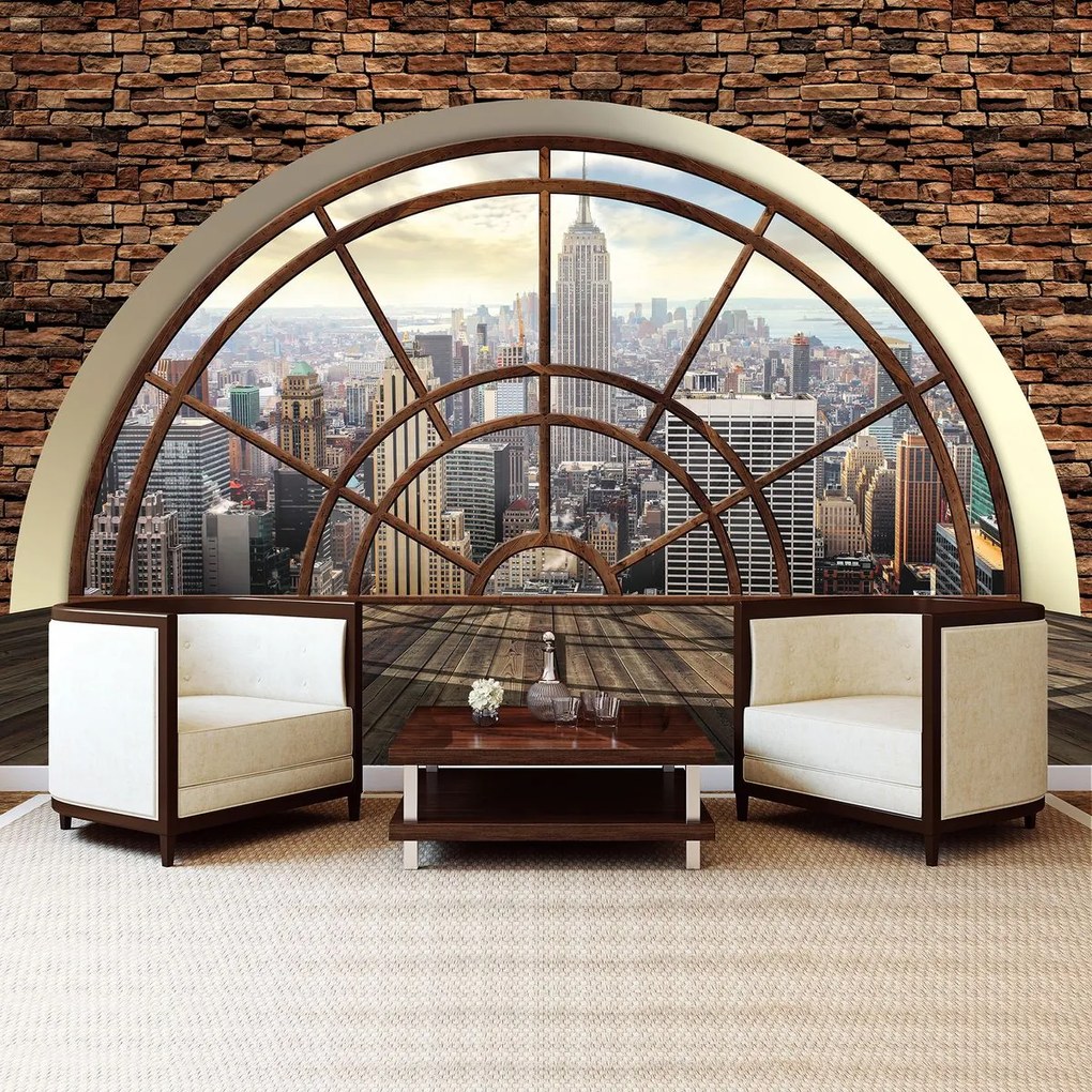 Fototapeta - New York - výhľad z okna (152,5x104 cm)