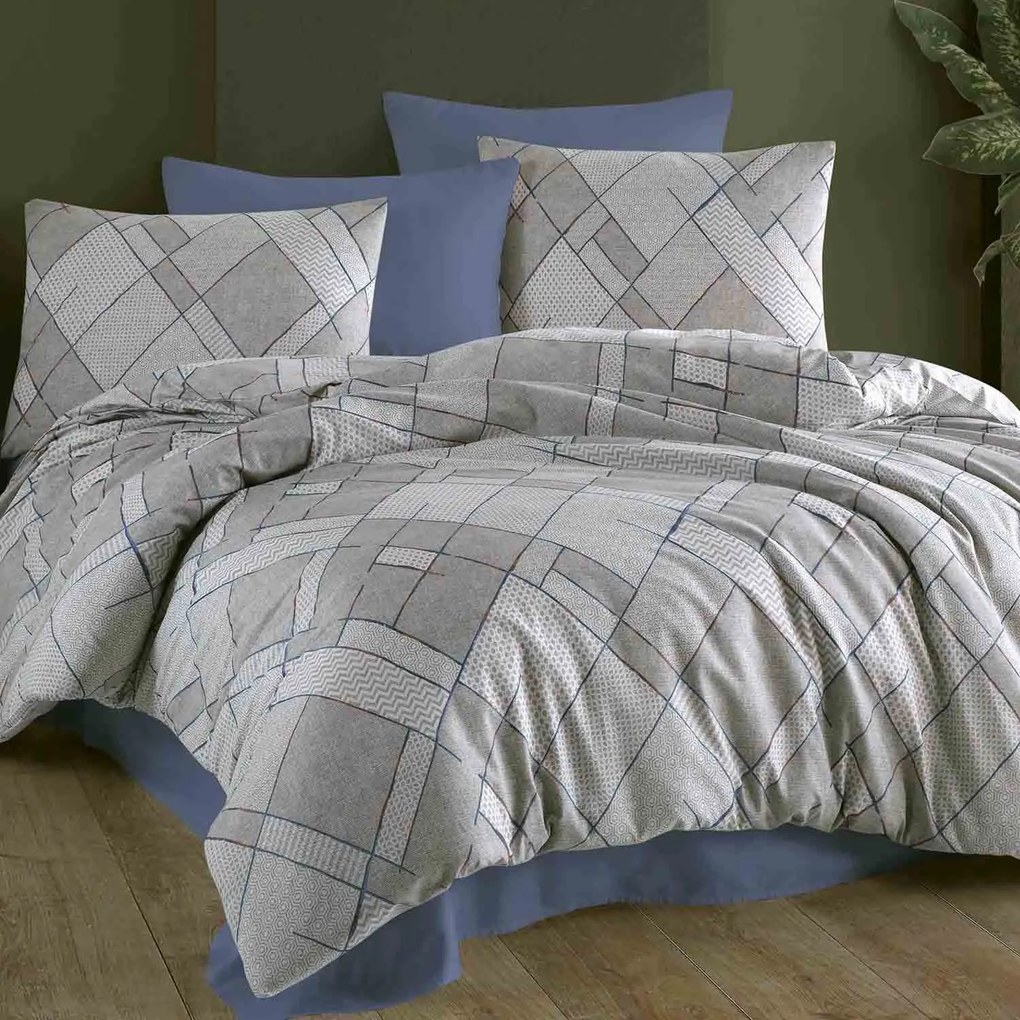 RENFORCÉ OBLIEČKY LIVIO EXCLUSIVE 200X220 CM, 2 KS 70X80 CM VZOROVANÉ