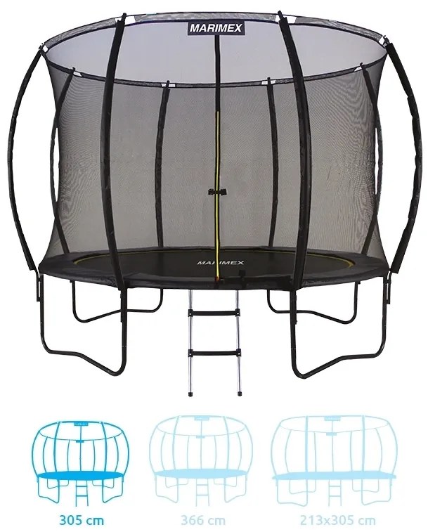 Marimex | Trampolína Marimex Comfort 305 cm + ochranná sieť + schodíky ZADARMO | 19000095