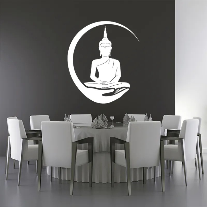Sablio Samolepka na stenu: Thajský Budha - 104x120 cm