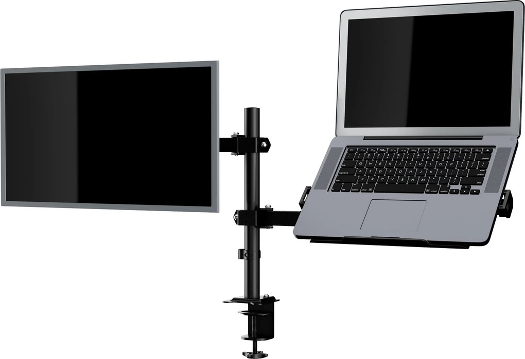 Držiak na monitor a notebook 2 v 1 čierny: MARK