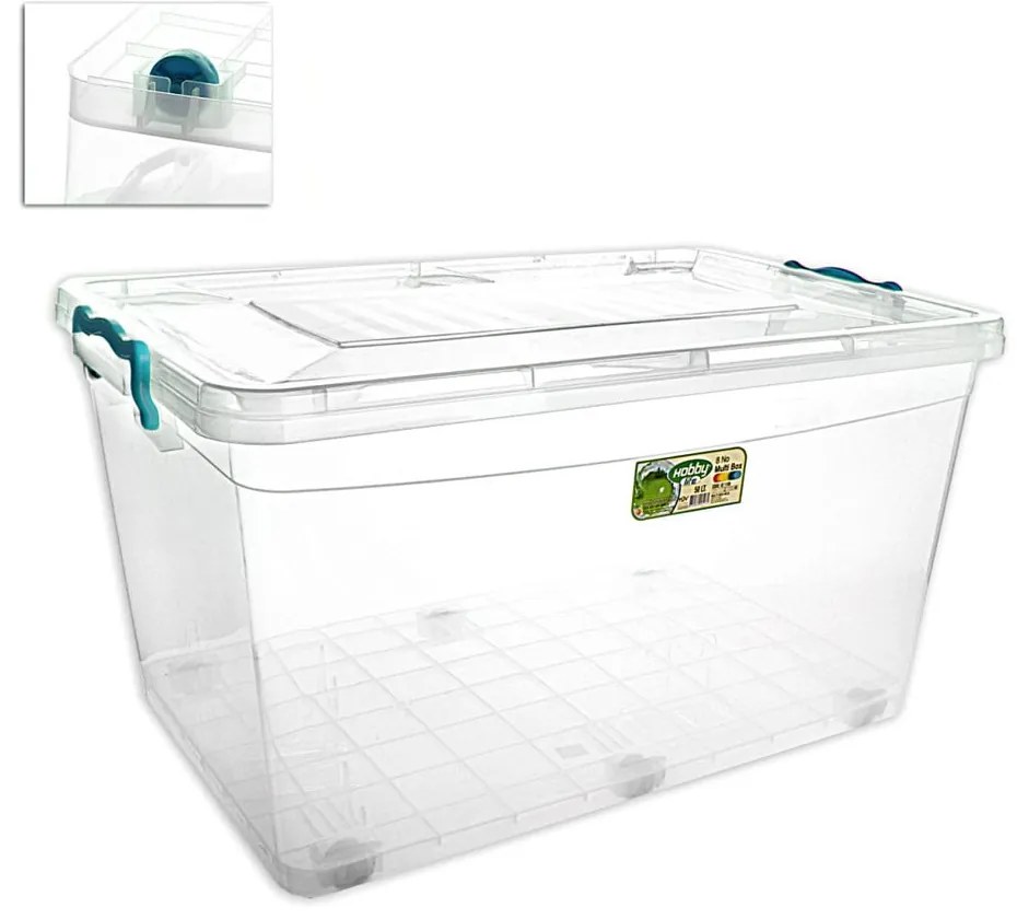 Plastový úložný box s vekom Multi - Orion