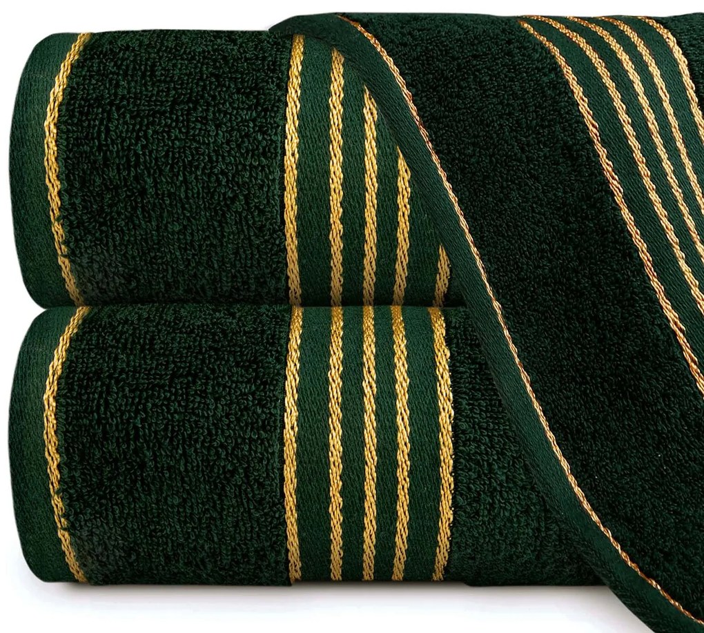 BAVLNENÝ UTERÁK TIWANO 50X90 CM TMAVOZELENÁ