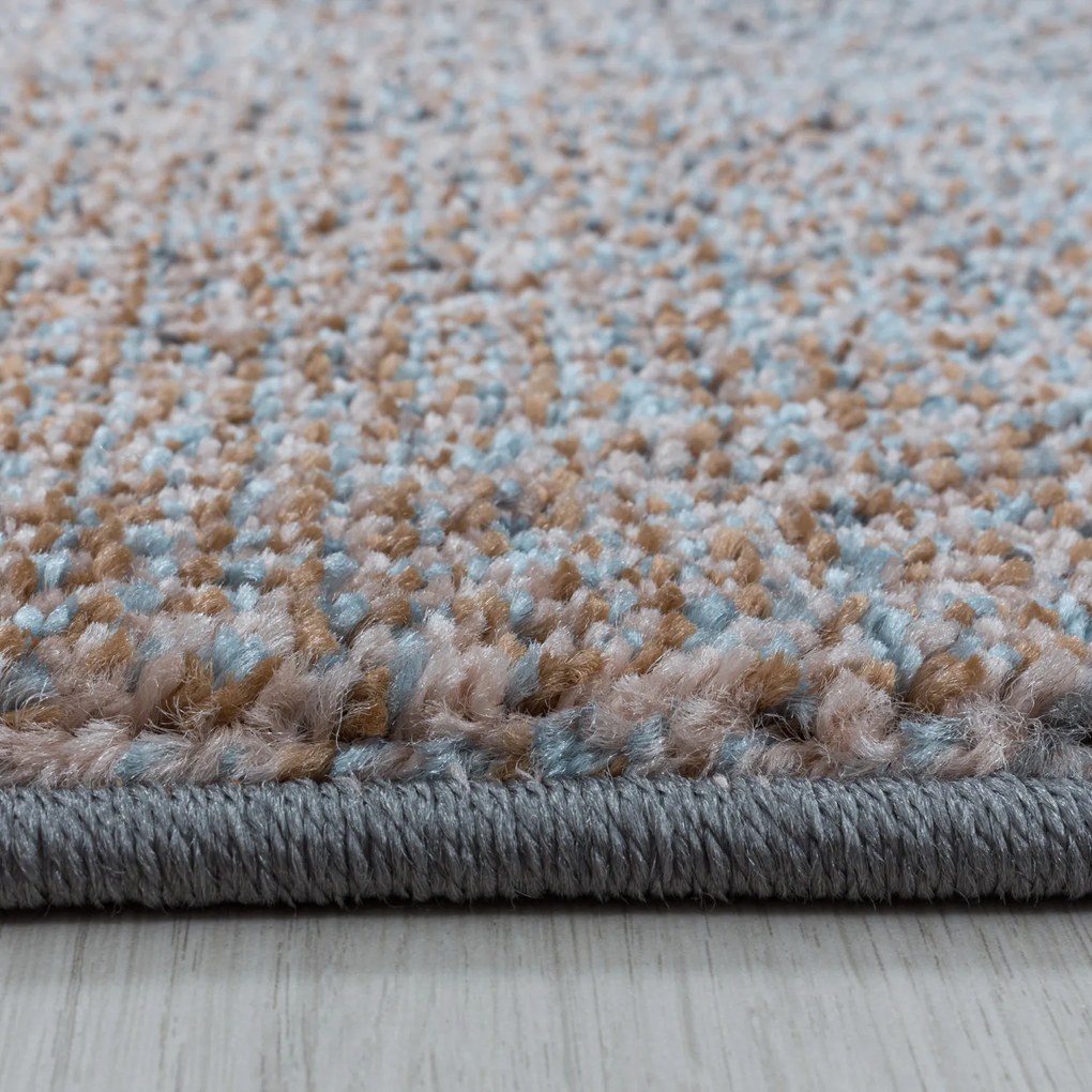 Ayyildiz, Kusový koberec Efor 3714 blue, 80x250, modrá, chodba / predsieň