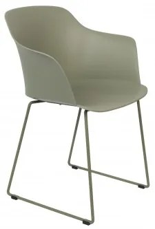 Jídelní židle TANGO ZUIVER,plast zelený White Label Living 1200176