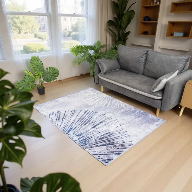 Protišmykový koberec NOVO sivý