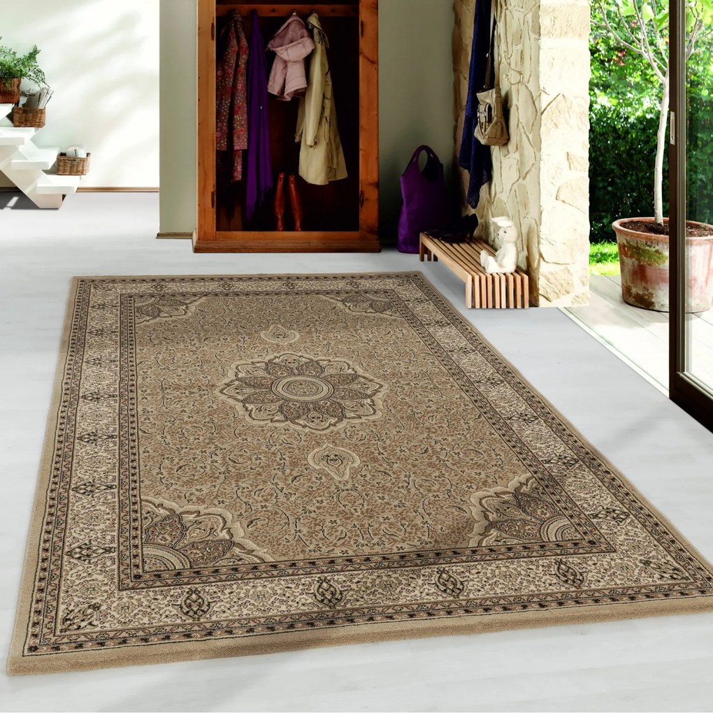 Ayyildiz, Kusový koberec Kashmir 2601 beige, 80x150, béžová, chodba / predsieň