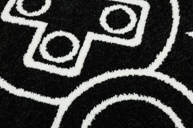 Koberec Lima G932A čierny / biely