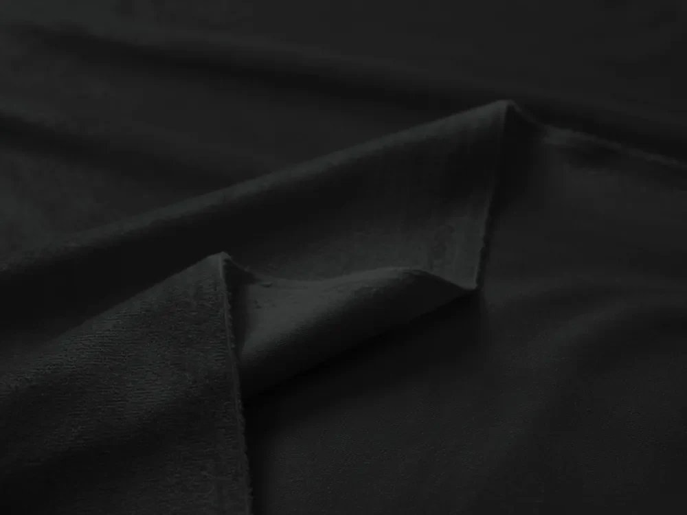 Biante Zamatový záves Velvet Prémium SVP-014 Čiernozelený - šírka 135 cm 135x190 cm
