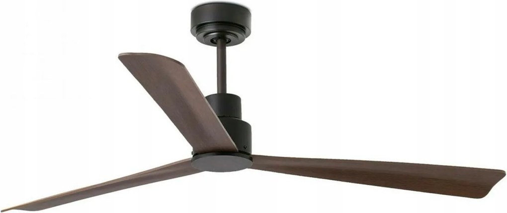 Stropný ventilátor Faro Nassau M hnedá, DC motor, 3 lopatky, diaľkové ovláda