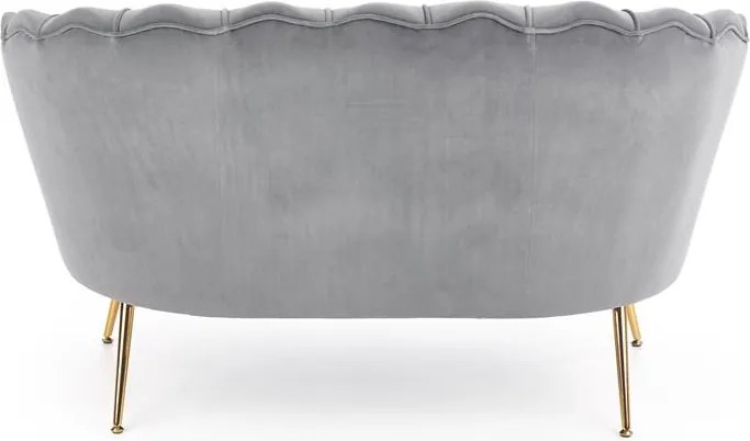 Pohovka Altha XL (sivá + zlatá). Vlastná spoľahlivá doprava až k Vám domov. 1039470