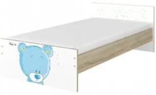 Raj posteli Detská posteľ " Modrý Medvedík " MAX  XL borovica nórska