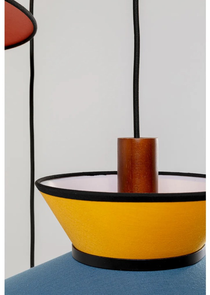 Riva visiaca lampa viacfarebná Ø87 cm