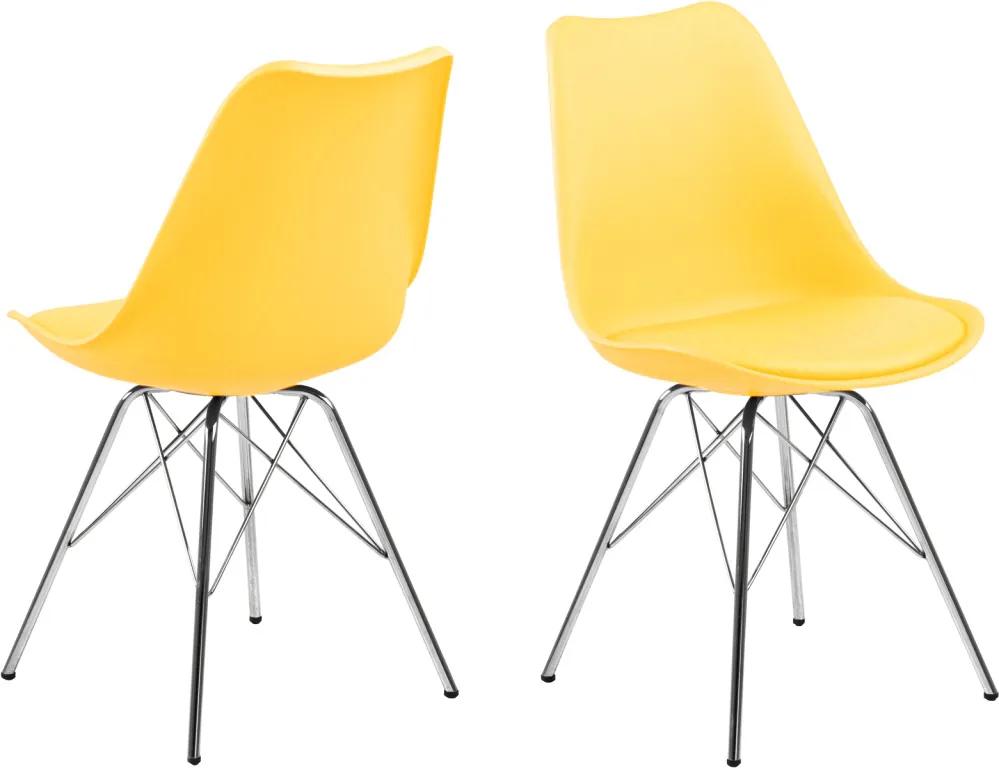 Jedálenská stolička AGA MR2040Y - žltá