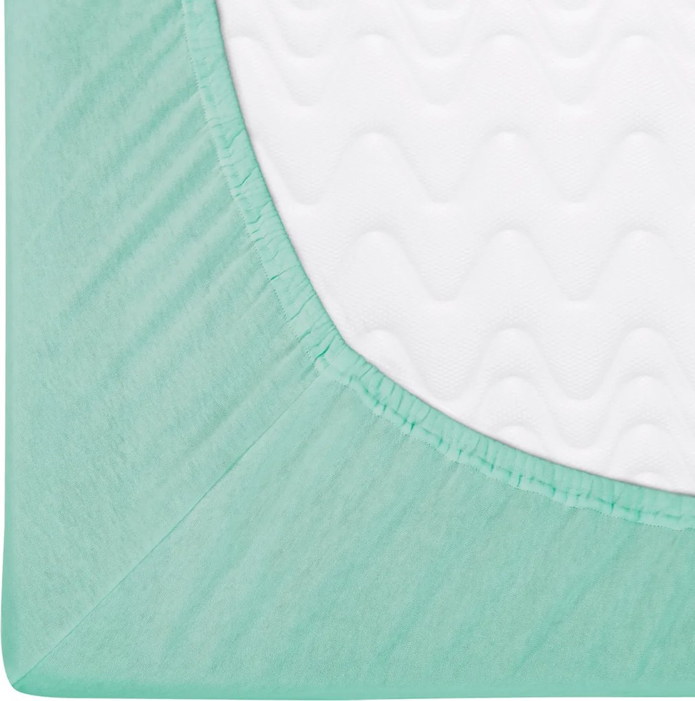 JERSEY PRESTIERADLO 039 90X200 CM MENTOLOVÉ