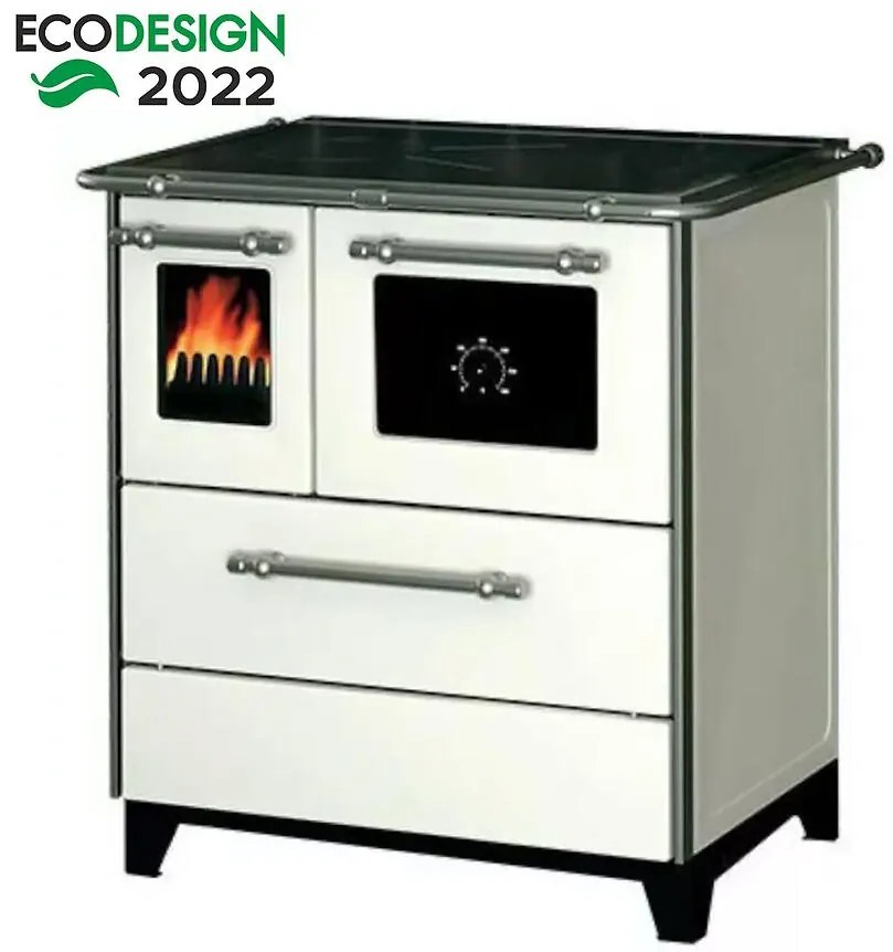 Kuchynské kachle Donna 70 5 kW pravé biela