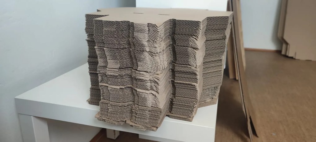 2. akosť - Úložné boxy na oblečenie, organizéry do skrine EKO KARTON 15x30cm