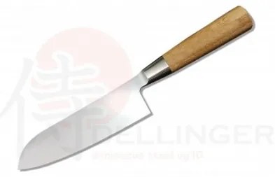 Santoku 167mm-Suncraft Senzo Bamboo-High carbon-japonský kuchyňský nůž