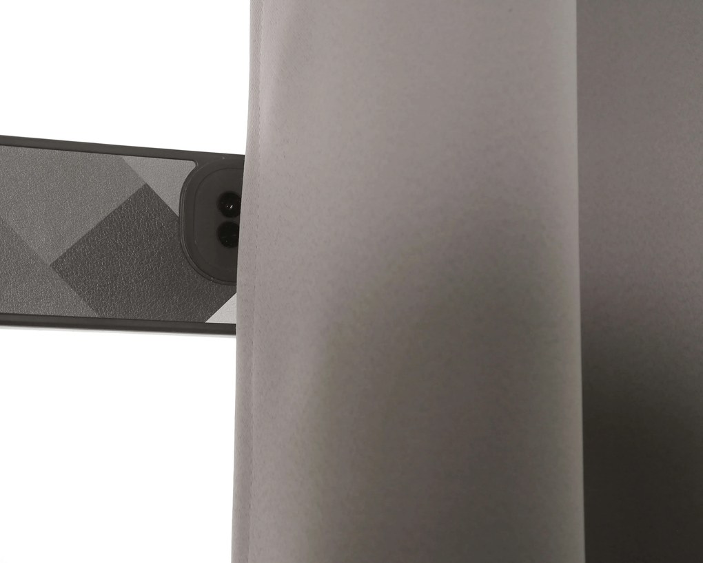 Sivohnedý záves OXFORD 140x250 cm Zavesenie: Riasiaca páska