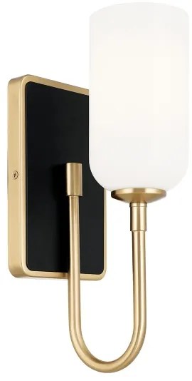 Kichler KL-SOLIA-1W-CPZB - LED kúpeľňové svietidlo SOLIA 1xG9/3W/230V IP44 zlaté