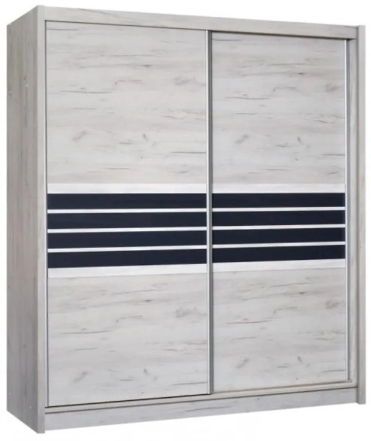 Skriňa Turin 203 cm dub Craft