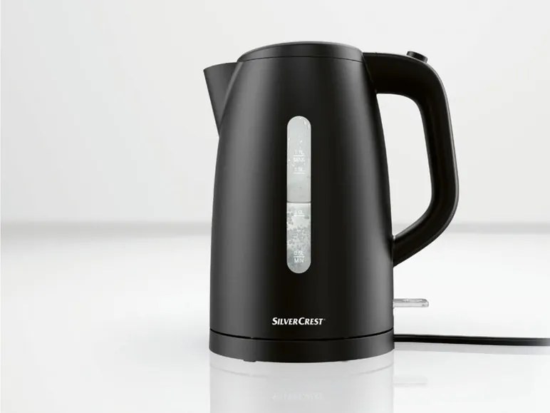 SILVERCREST® KITCHEN TOOLS Rýchlovarná kanvica SWKK 3000 A1, 1,7 l (čierna) (100358854)