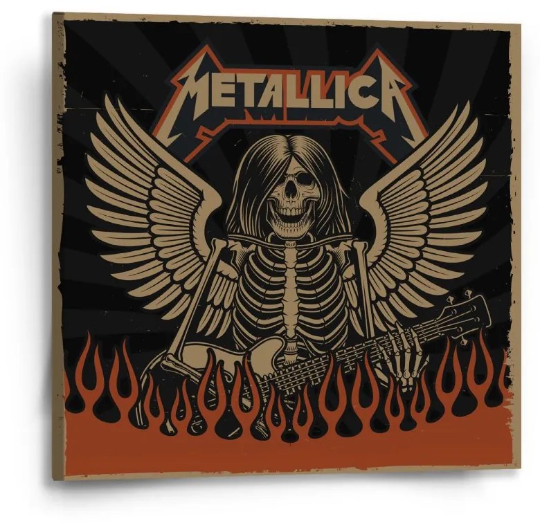 Sablio Obraz METALLICA Padlý anděl - 50x50 cm