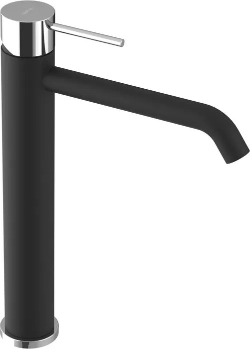 Sapho Sapho, ULTRAMIX stojanková umývadlová batéria, čierná mat/chróm, UT007BC
