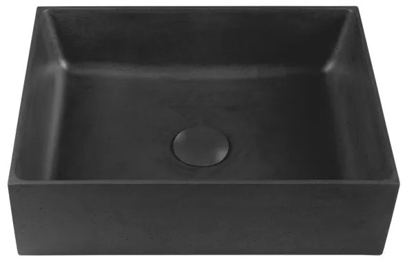 Sapho - Umývadlo na dosku FORMIGO 47,5x36,5 cm betón/čierna